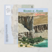 Band-e Amir, Afghanistan Briefkaart (Voorkant / Achterkant)