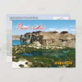 Band-e Amir, Afghanistan Briefkaart (Voorkant / Achterkant)