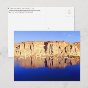 Band-e-Amir Park, Afghanistan Reisansichtkaart Briefkaart