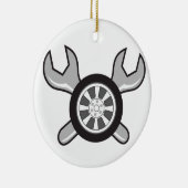 Band en draden keramisch ornament (Rechts)