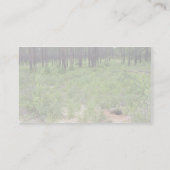 Band en habitat van de schildpad (Gopherus polyp) Visitekaartje (Achterkant)