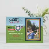 Band en pijlen Doelfoto foto's Kaart (Staand voorkant)