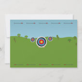 Band en pijlen Doelfoto foto's Kaart (Achterkant)