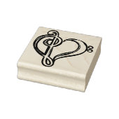 Band- en Treble Cleart Rubberstempel (Stempel)