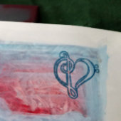 Band- en Treble Cleart Rubberstempel