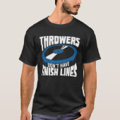 Band en veld Discus Throw Thrower Cadeau T-shirt (Voorkant)
