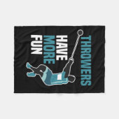 Band- en veldhamersport fleece deken (Voorkant (Horizontaal))