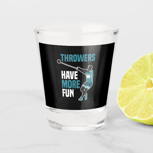Band- en veldhamersport shot glas (Voorkant)