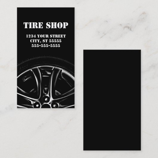 Band en Visitekaartje (Voorkant / Achterkant)