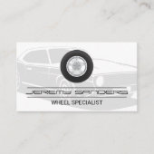 Band- en wielservice | Auto autoband Logo Visitekaartje (Voorkant)