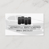 Band- en wielservice | Auto-onderdelen Visitekaartje (Voorkant)