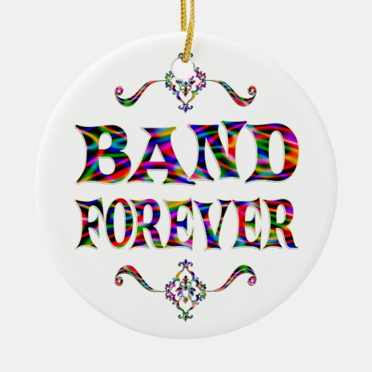 Band Forever Keramisch Ornament (Voorkant)