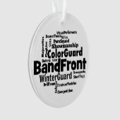 Band-front-Word Cloud Ornament (voorkant)