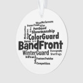 Band-front-Word Cloud Ornament (voorkant)