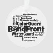 Band-front-Word Cloud Ornament (voorkant)