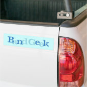 Band Geek Bumpersticker (Op Truck)