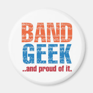 "Band Geek...en daar trots op." Magneet