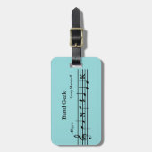 Band Geek Persoonlijk Bagagelabel (Voorkant verticaal)