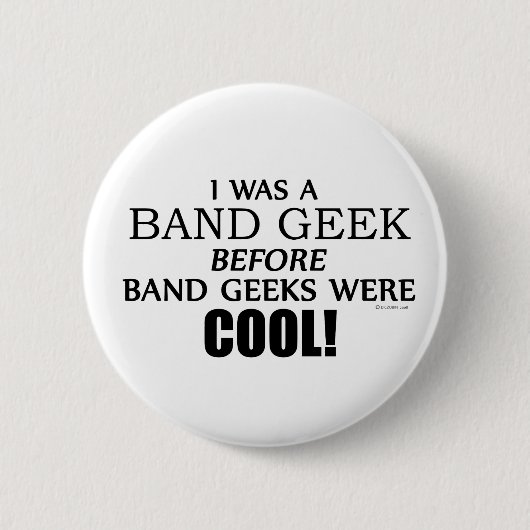 Band Geek Ronde Button 5,7 Cm (Voorkant)
