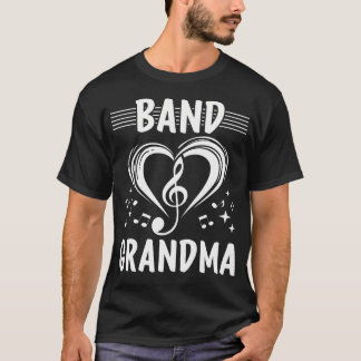 Band Grandma Marching Band Grandmother Appreciatio T-shirt