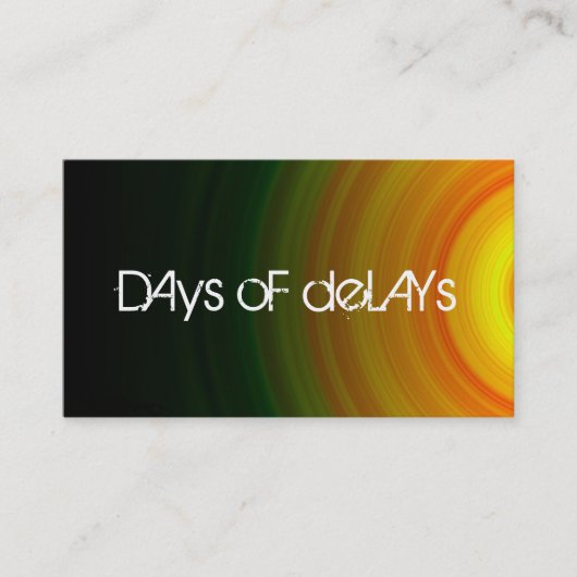 Band Group Vocalist Rock Singer Performer Music Visitekaartje (Voorkant)