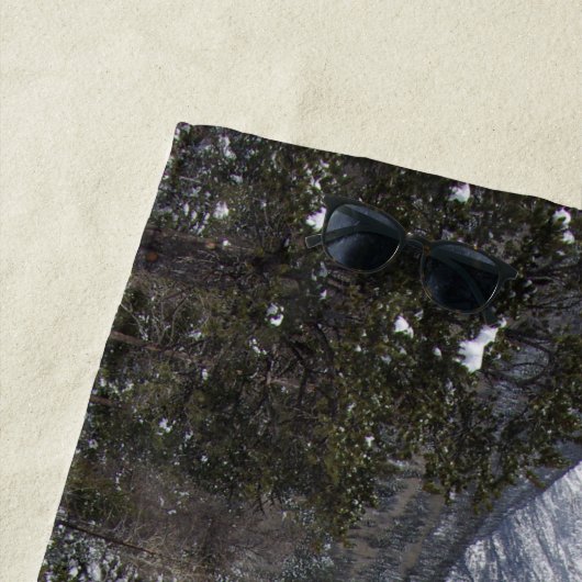 Band-handdoek voor Rocky Mountain Strandlaken (In situ)