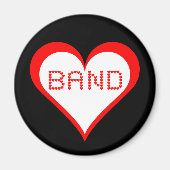 Band-harten Magneet (Voorkant)