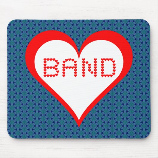 Band-harten Muismat (Voorkant)