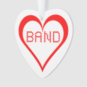 Band-harten Ornament (voorkant)