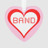 Band-harten Ornament (voorkant)