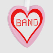 Band-harten Ornament (voorkant)