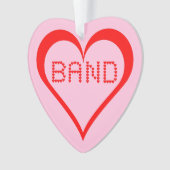 Band-harten Ornament (voorkant)