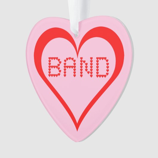 Band-harten Ornament (voorkant)