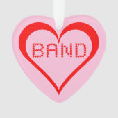 Band-harten Ornament (voorkant)