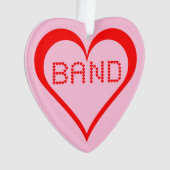 Band-harten Ornament (voorkant)