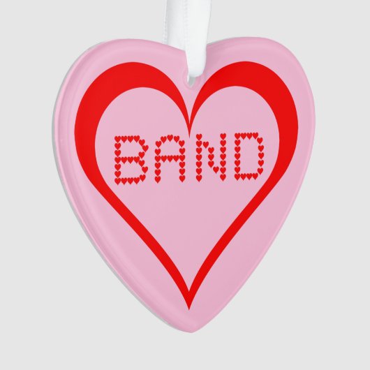 Band-harten Ornament (voorkant)