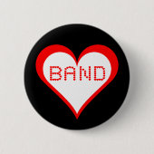 Band-harten Ronde Button 5,7 Cm (Voorkant)