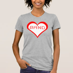 Band-harten T-shirt