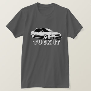Band het gestanceerde Subaru Wrx Vector Afbeelding T-shirt