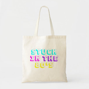 Band in de 80s Retro Neon Fun Flashy Tote Bag