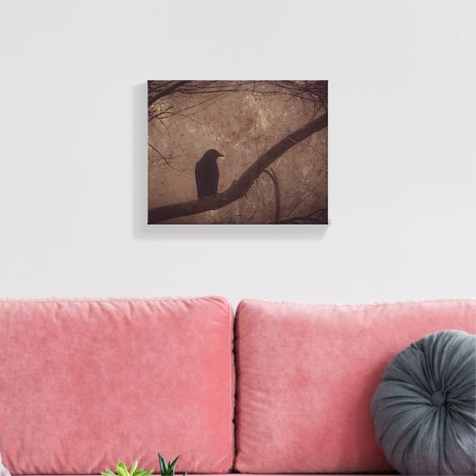 Band in de boom canvas afdruk (Insitu (Woonkamer))