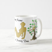 Band in de familieboom koffiemok (Voorkant rechts)