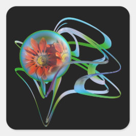 Band in de middelste sticker