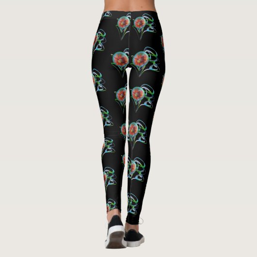Band in de Midden-Leggings Leggings (Achterkant)