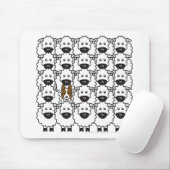 Band in de schapen muismat (Met muis)