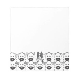 Band in de schapen notitieblok