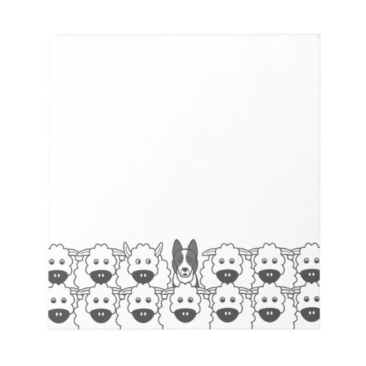 Band in de schapen notitieblok (Voorkant)