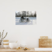 Band in de sneeuw poster (Keuken)