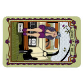 Band in een Rut_A_4x6 koelkast Magneet (Horizontaal)