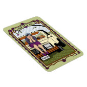 Band in een Rut_A_4x6 koelkast Magneet (Rechterzijde)